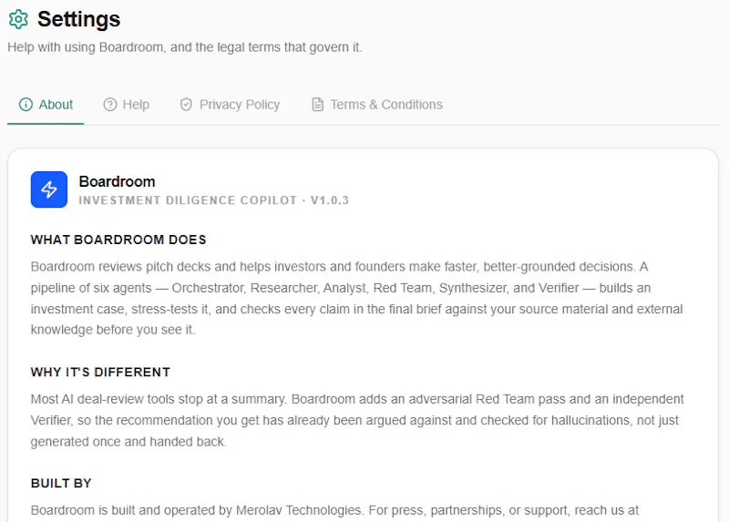 Boardroom screenshot 3