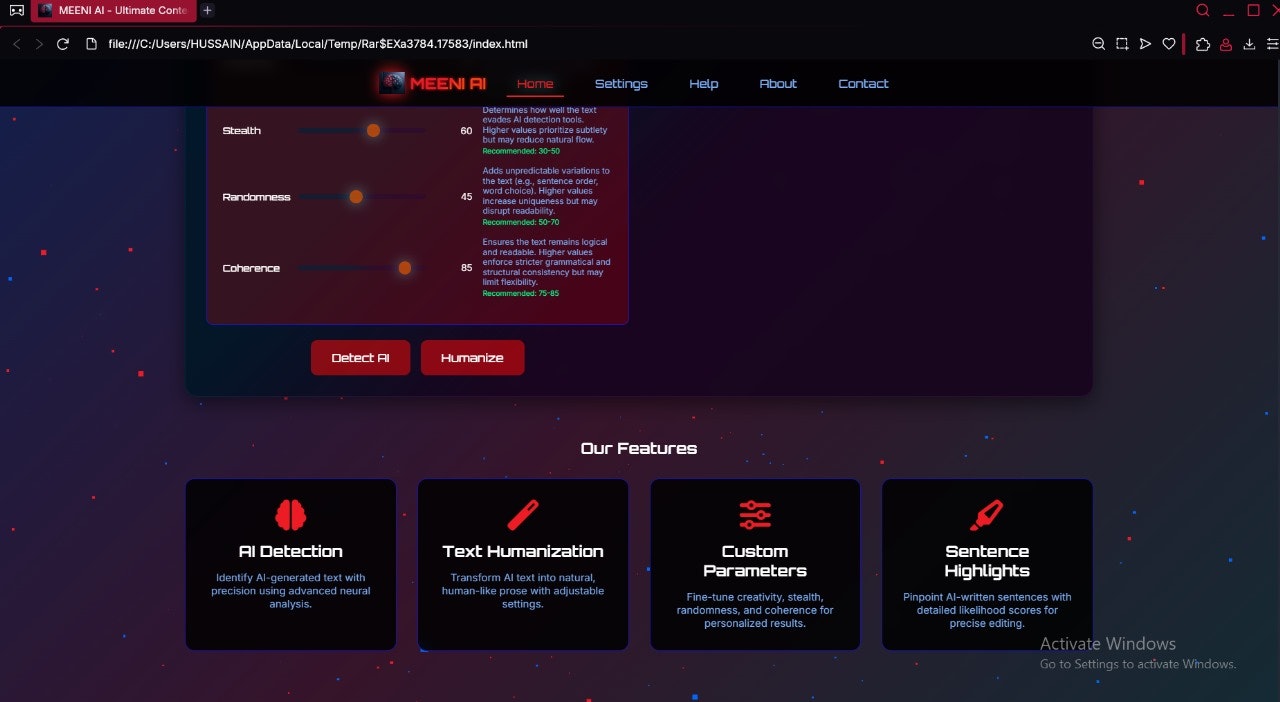 MEENI PHRASER - All-in-one AI content fixer: detector, rewriter media 2