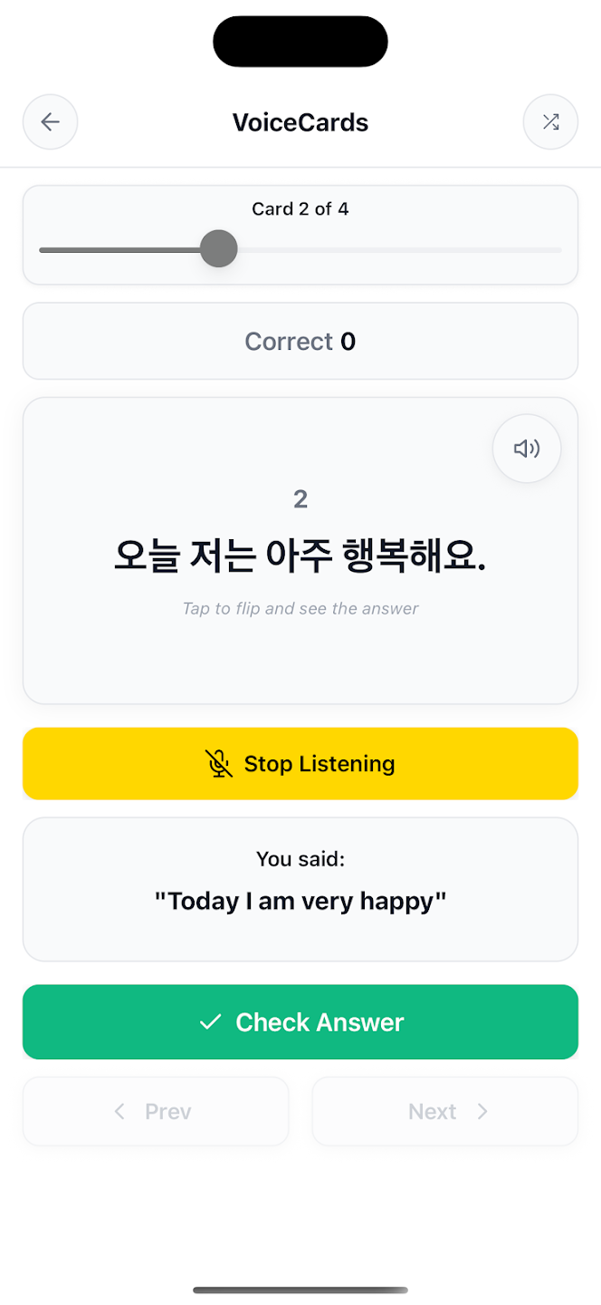 VoiceCards gallery image