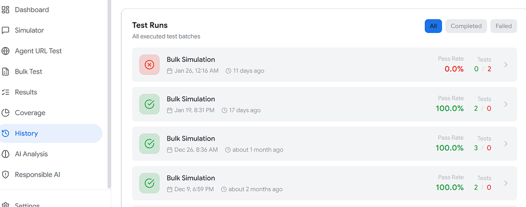 Conversational Agents Testing Tool gallery image