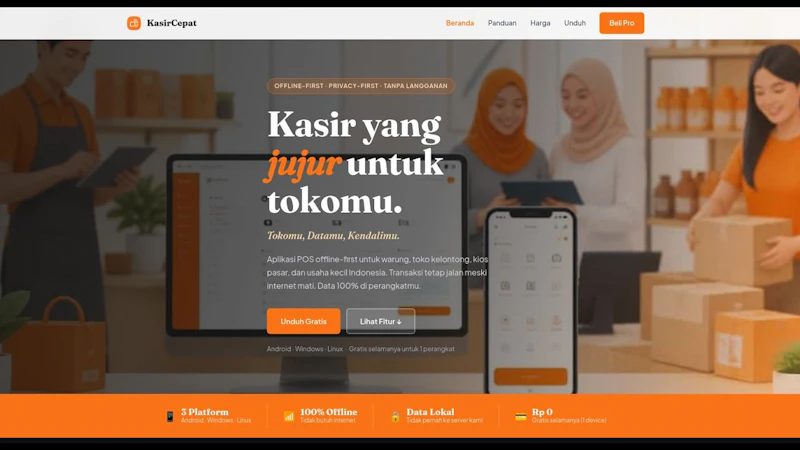 KasirCepat screenshot 1 (video preview)