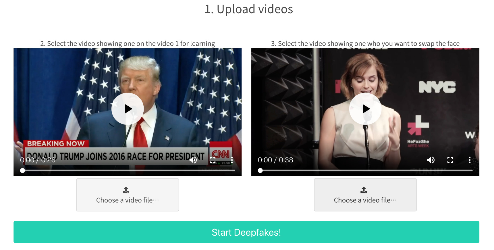 Deepfakes Web gallery image