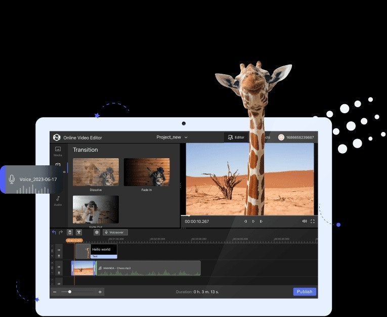 Éditeur vidéo en ligne gratuit