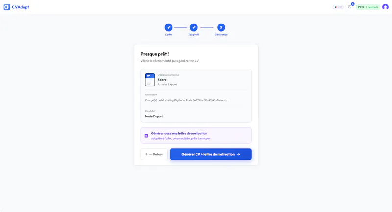 CVAdapt screenshot 3