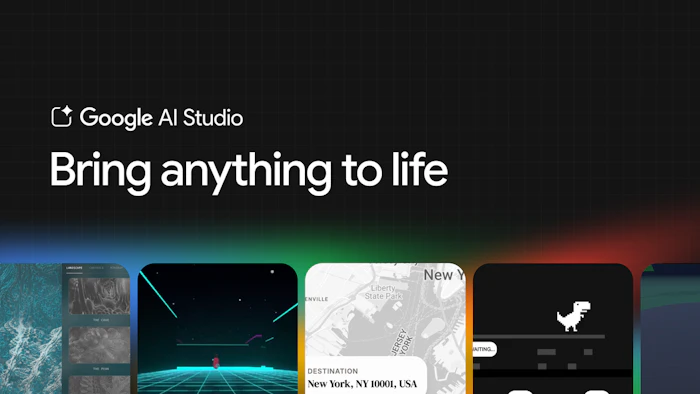 Google AI Studio 2.0产品图