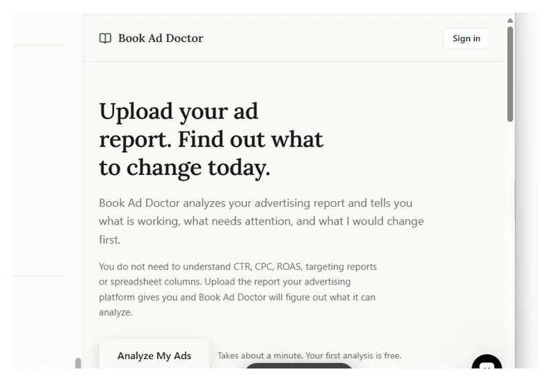 Book Ad Doctor screenshot 1