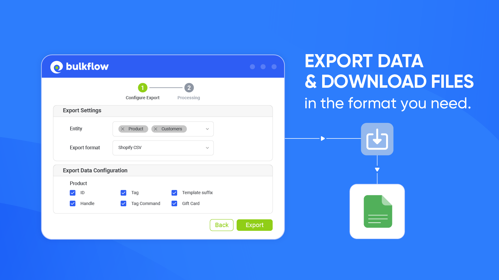 Bulkflow - Daten importieren, exportieren, aktualisieren und migrieren Medien 2