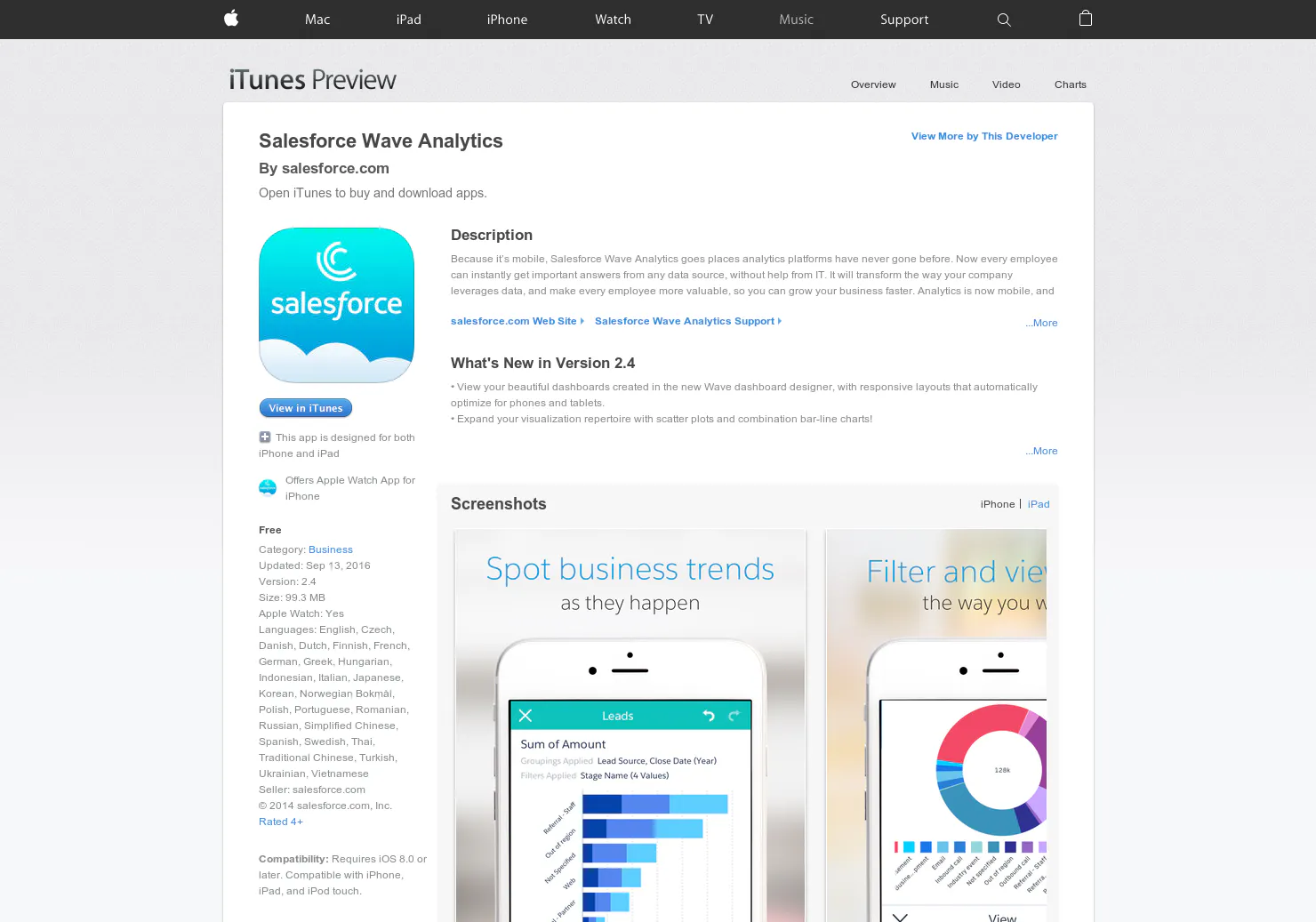 Wave/Salesforce Analytics