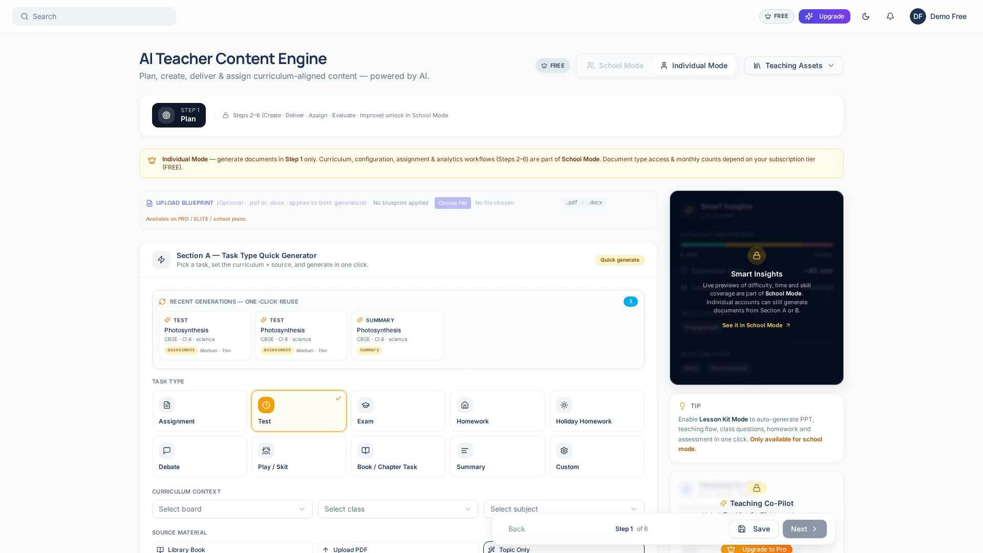 Student Intelligence Platform gallery image