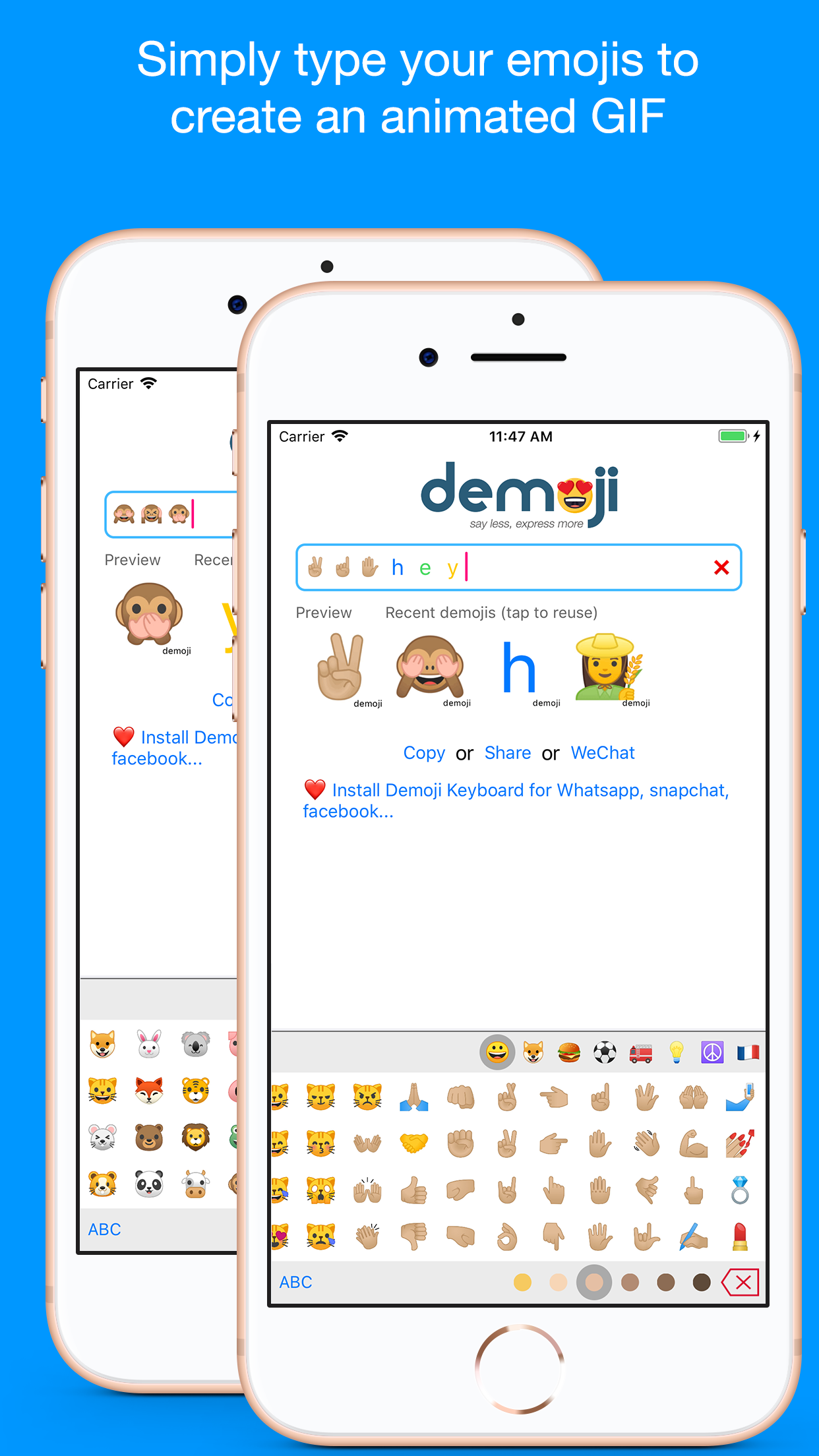 Demoji Say less, express more, create animated emojis Product Hunt