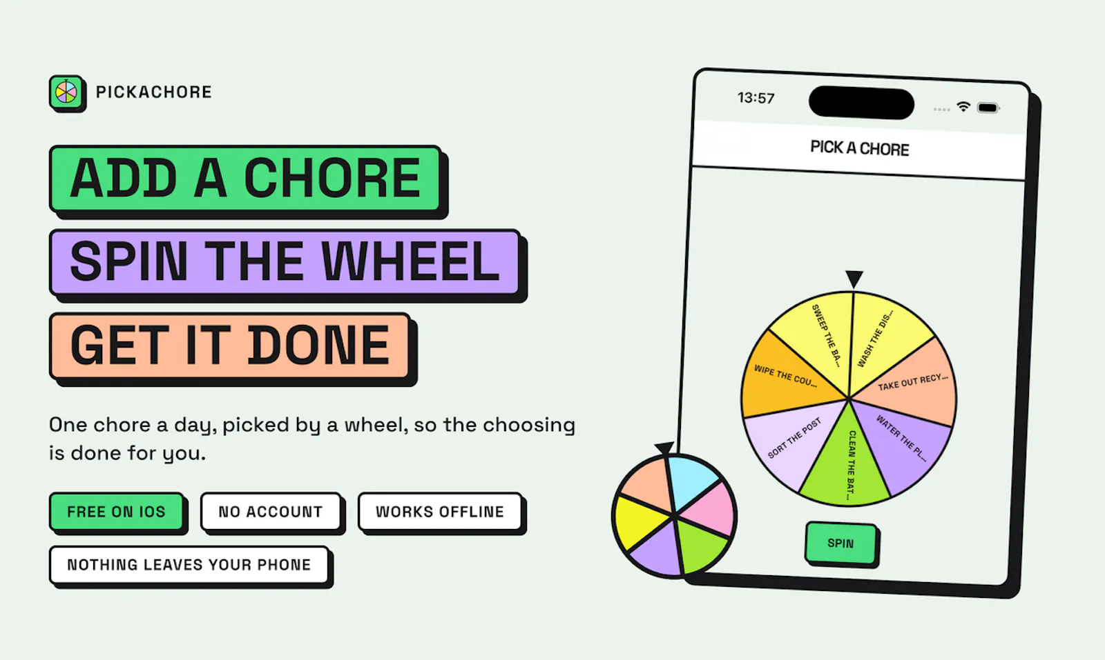 Pickachore screenshot 1