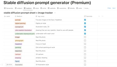 Prompt Builder for Stable Diffusion gallery image