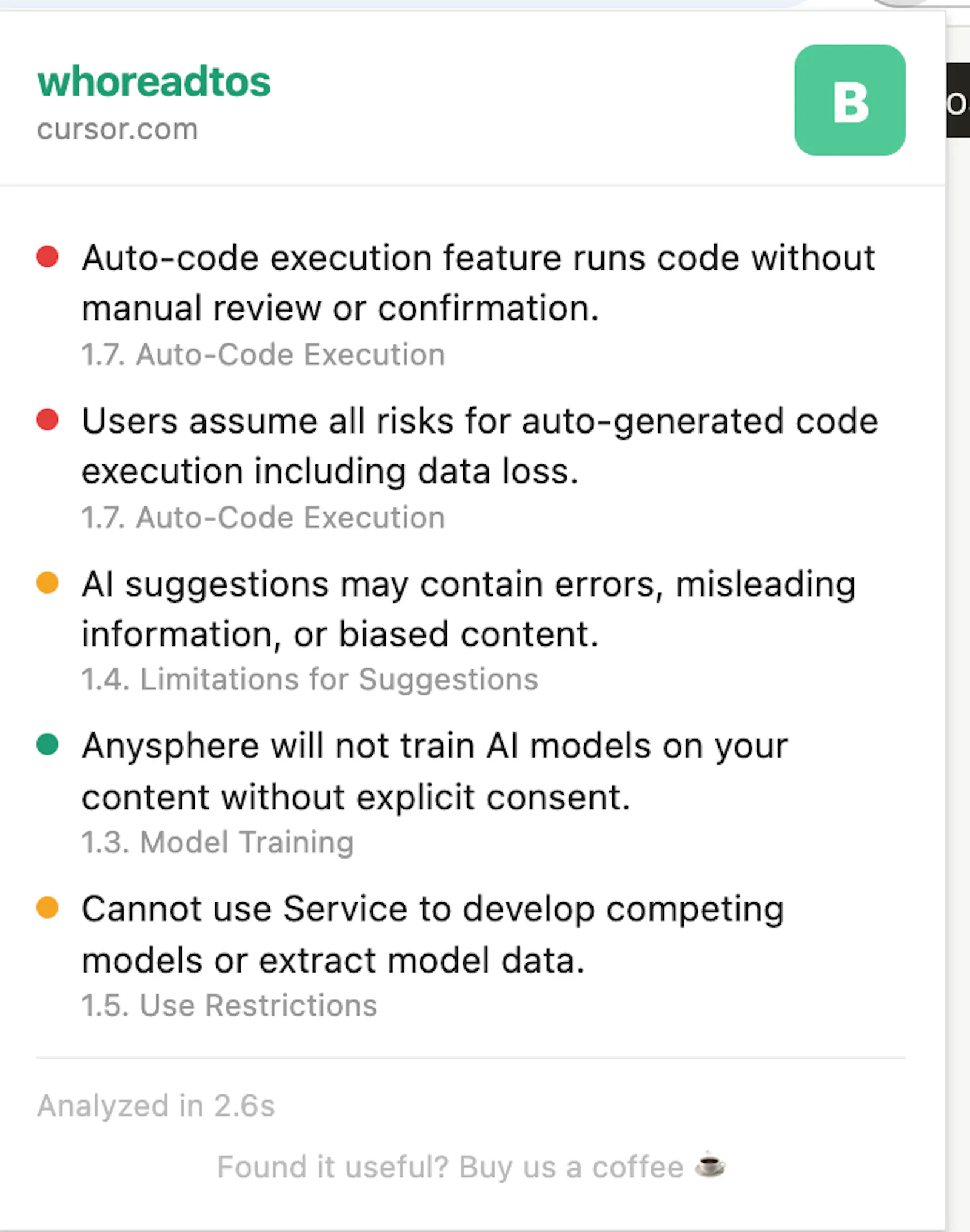 Who Read ToS screenshot 5