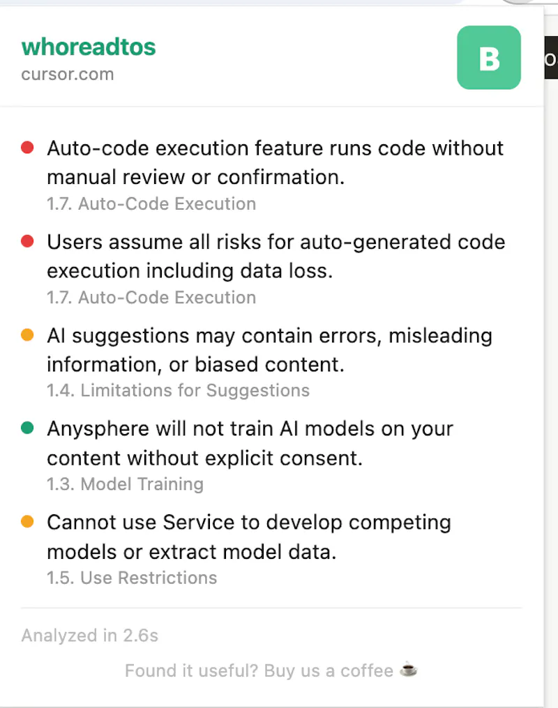 Who Read ToS screenshot 5