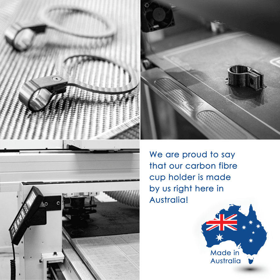 Carbon Fibre Bike Cup Holder gallery image