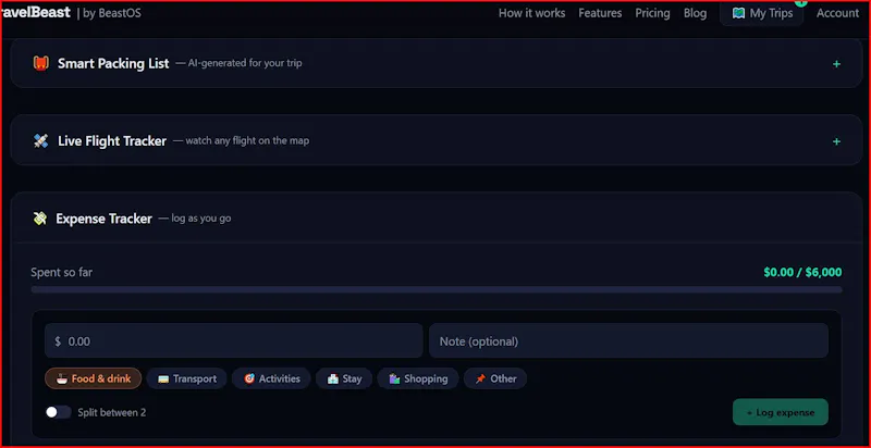 TravelBeast screenshot 6
