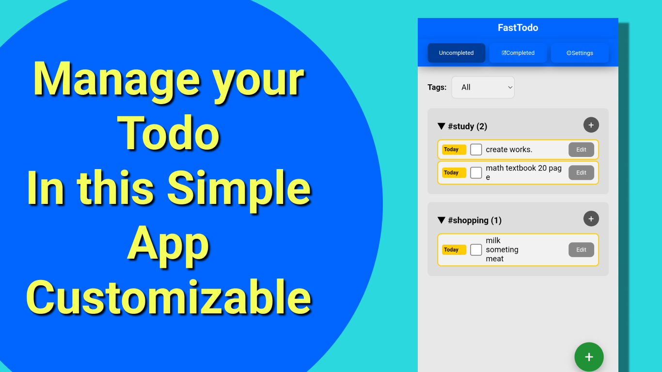Simple Todo manage app for ADHD people gallery image