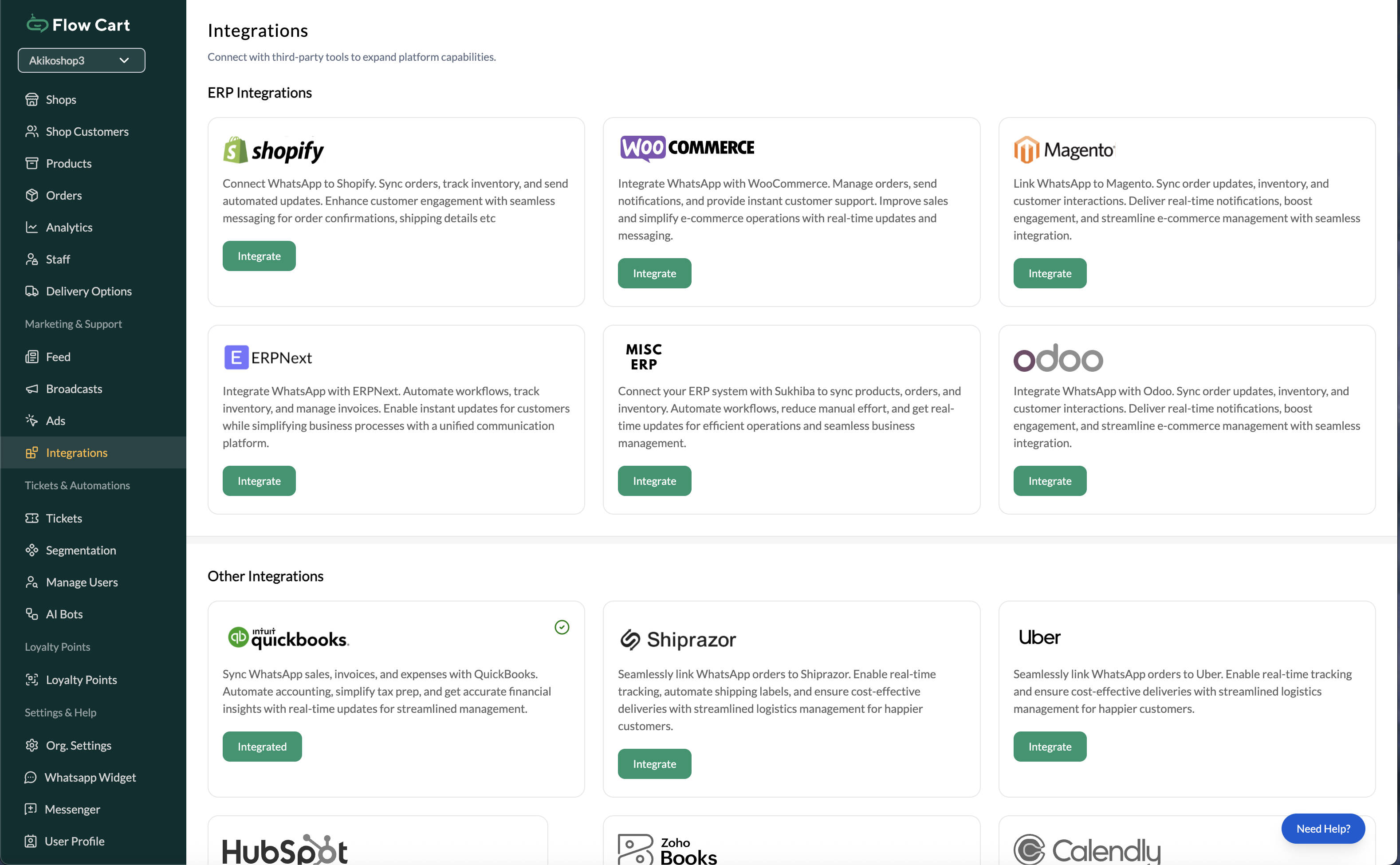 Flowcart - Screenshot 2 showing product features and functionality