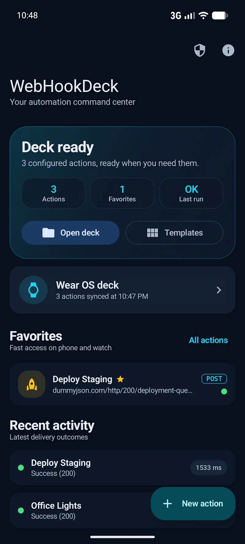 WebHookDeck screenshot 1