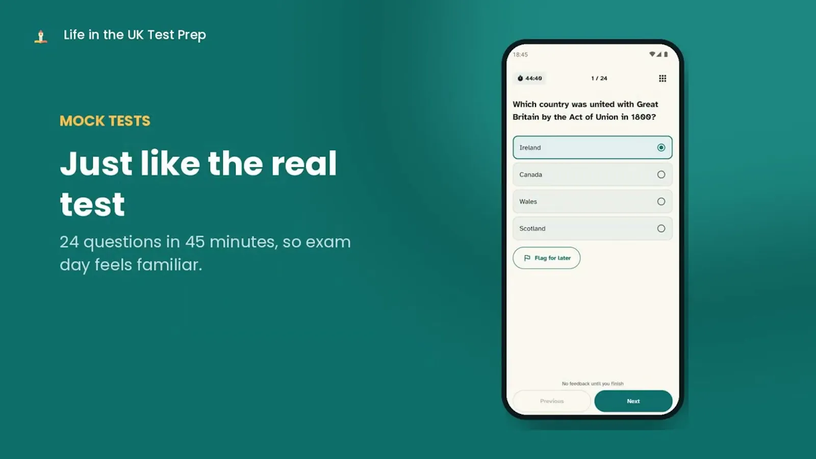 Life in the UK Test Prep screenshot 1 (video preview)