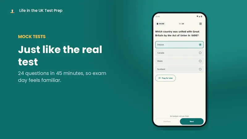 Life in the UK Test Prep screenshot 1 (video preview)
