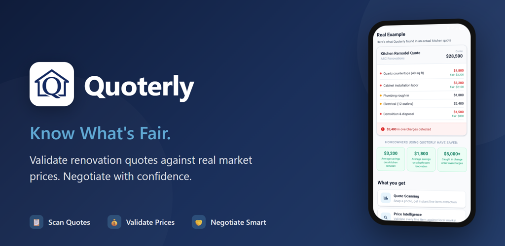Quoterly - Main product screenshot demonstrating key features and user interface