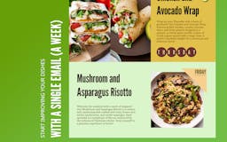 Weekly newsletter of recipes. media 2