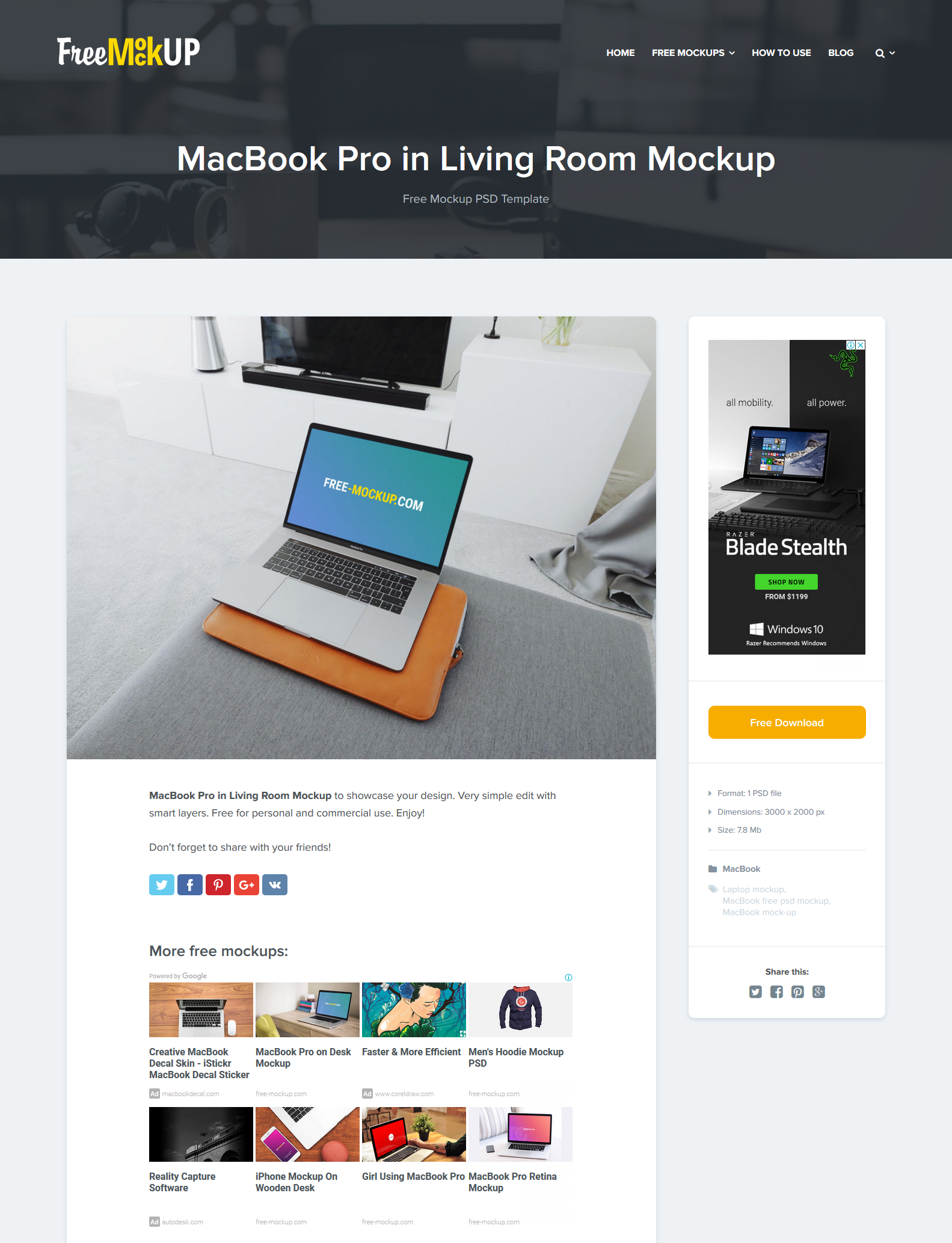 Free Mockup gallery image