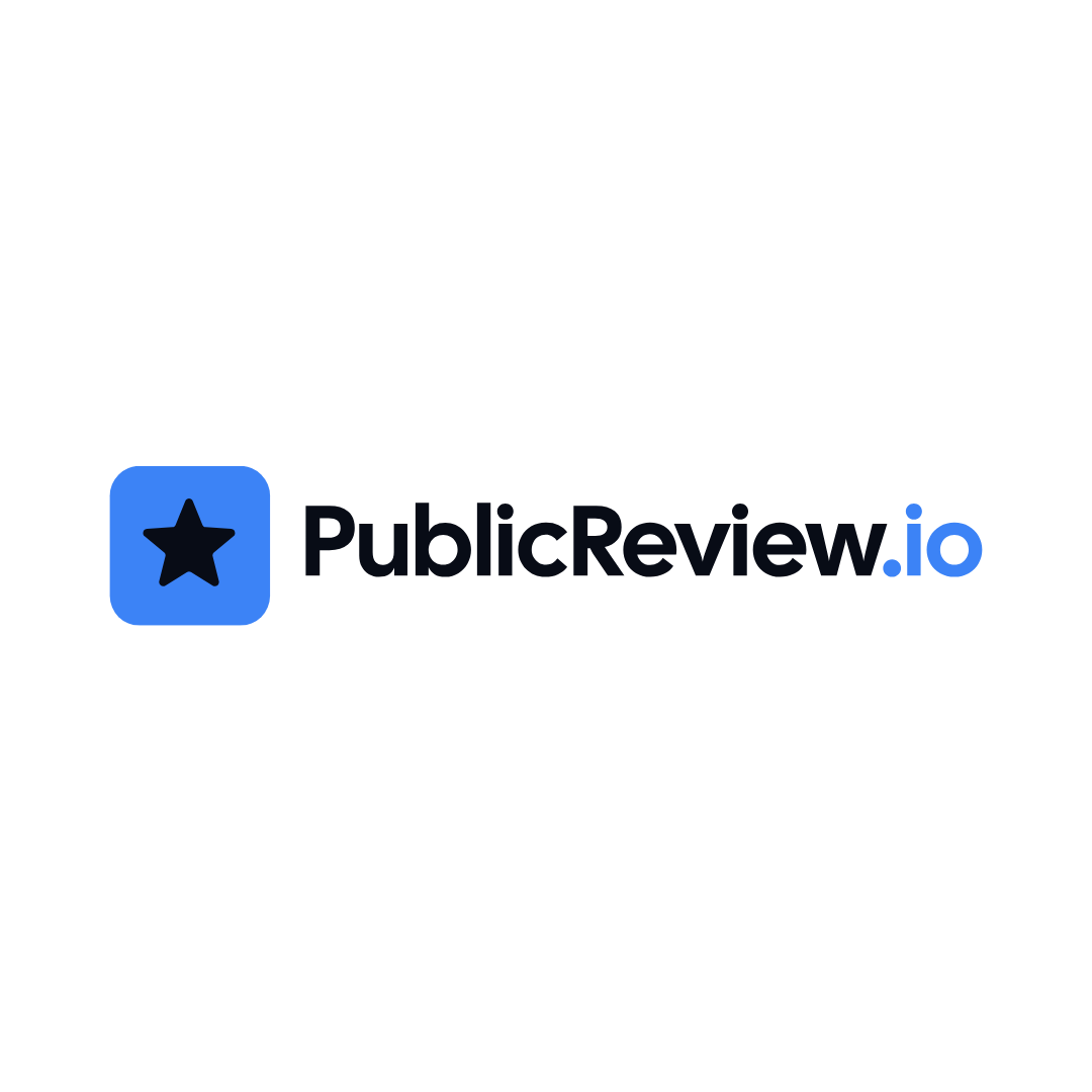 PublicReview.io - Product Hunt launch logo and brand identity