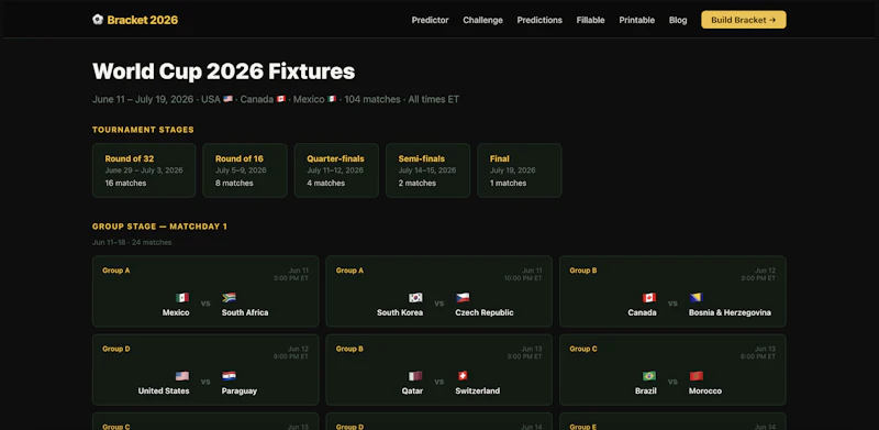 Bracket 2026 screenshot 3