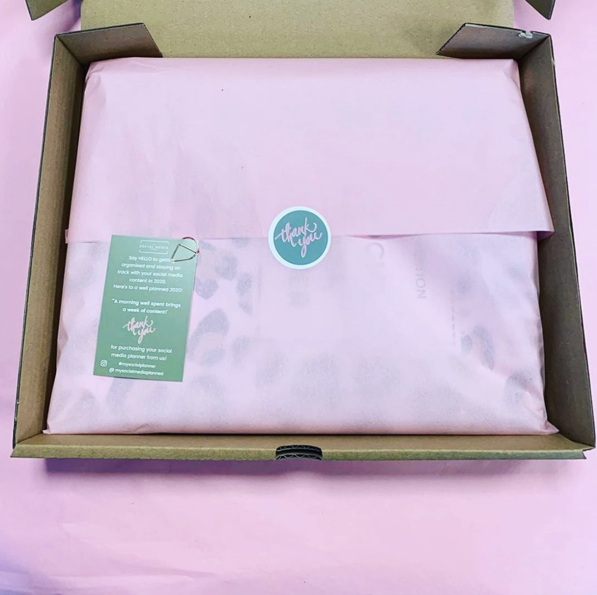 A4 Hardback Social Media Planner 2020 gallery image