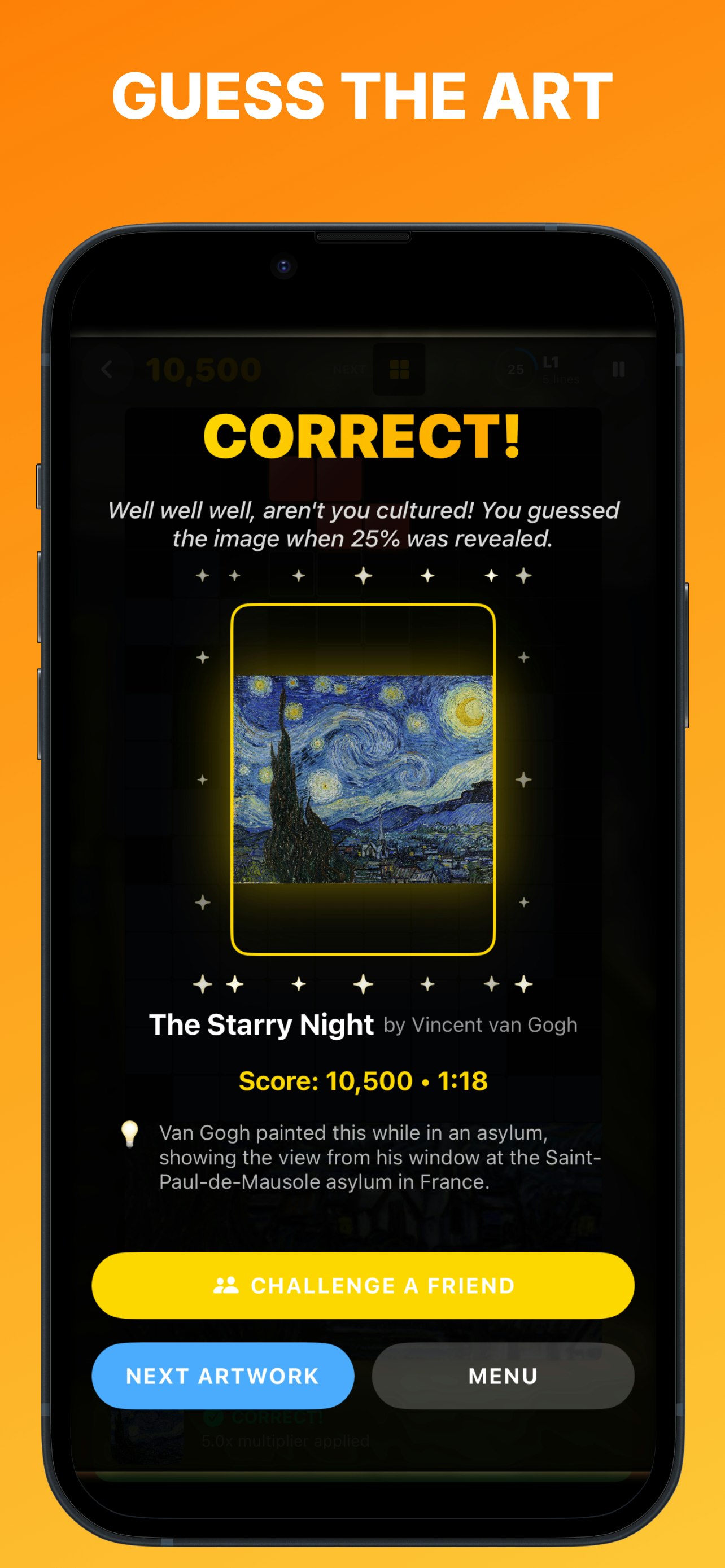 ArtFall: Block puzzle reveal gallery image