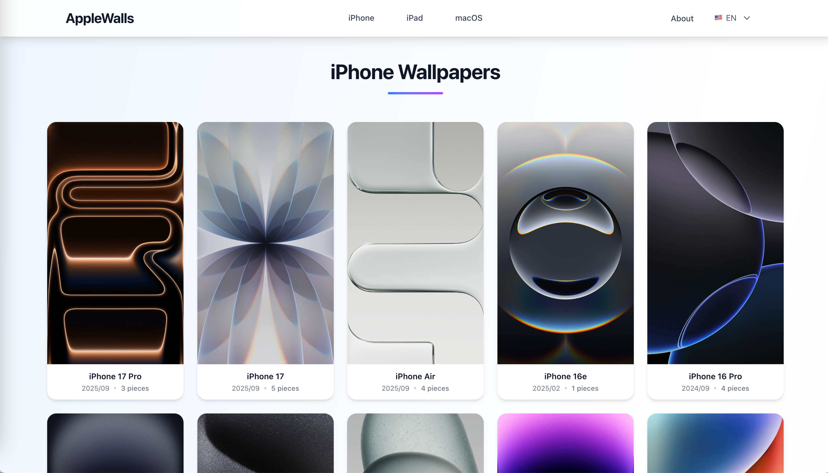 Média Pommes - Fonds d'écran du système iPhone, iPad et iMac 2