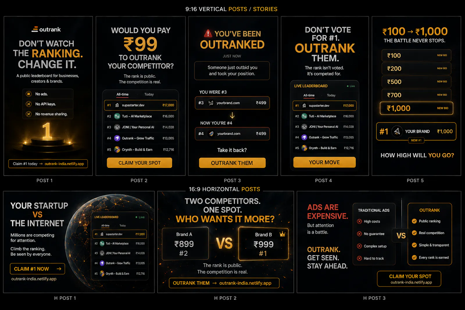 Outrank — compete attention of buyers screenshot 3
