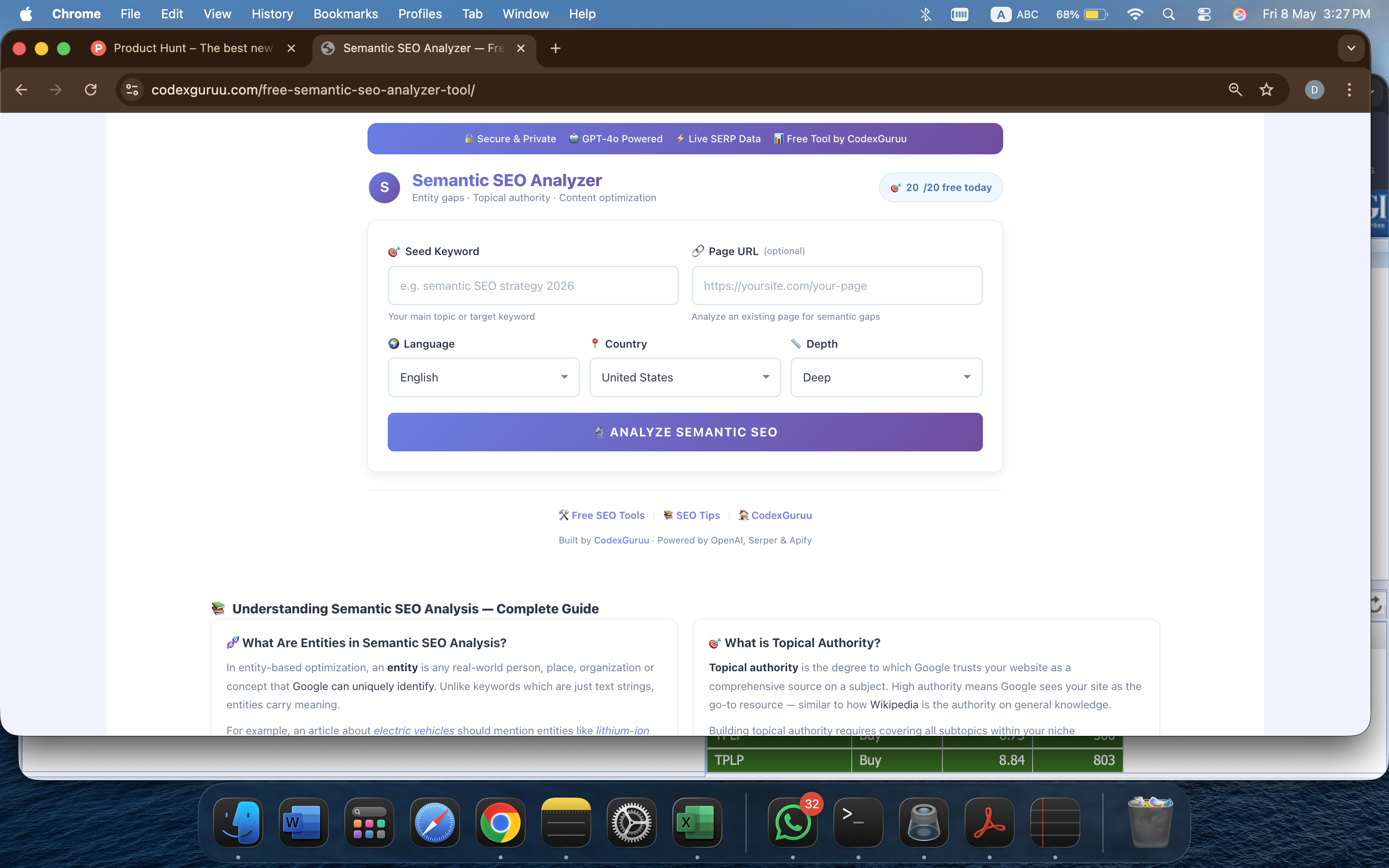 Semantic SEO Analyzer-Free  gallery image