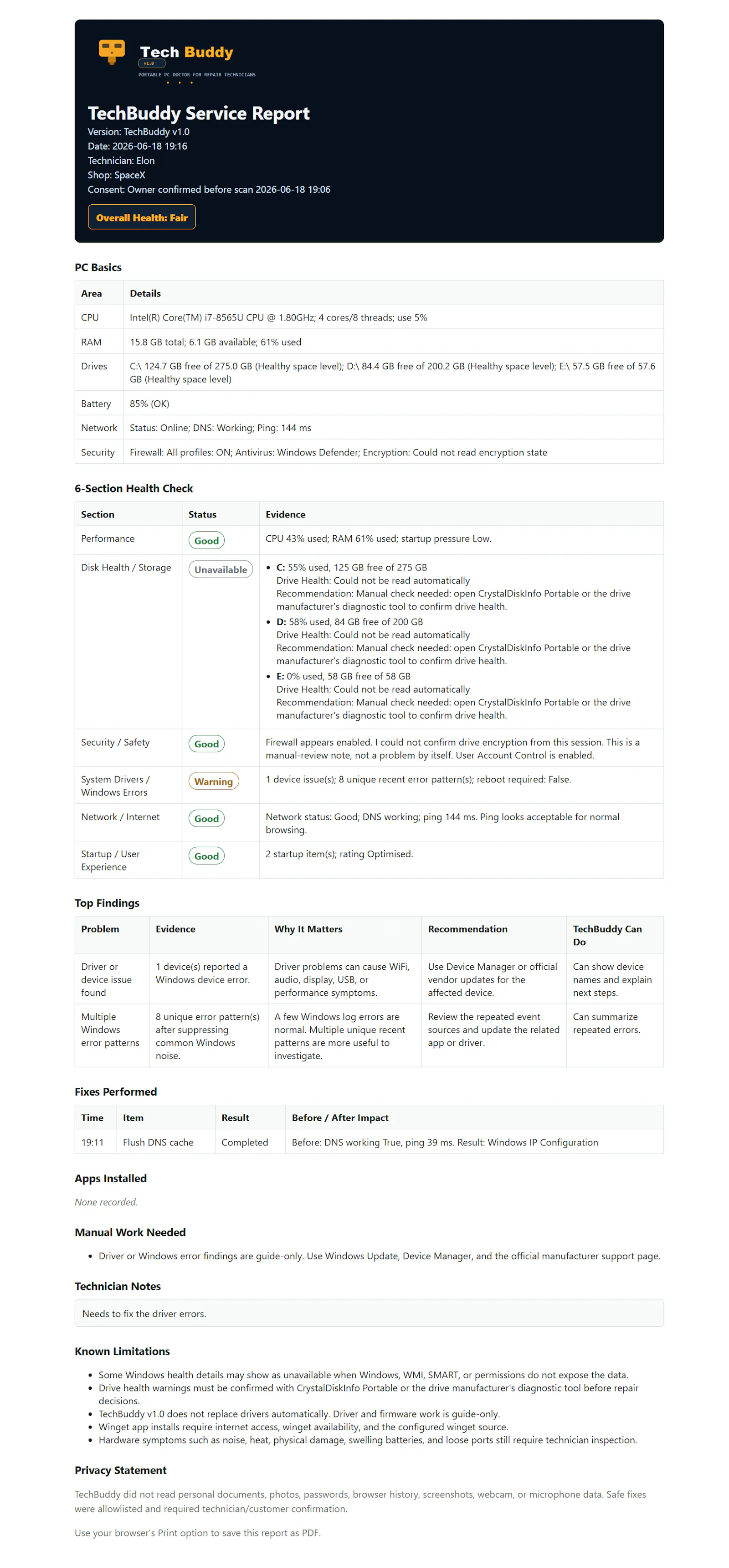 TechBuddy screenshot 3
