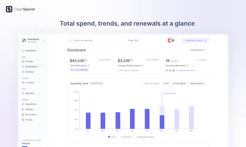 ClearSpend AI screenshot 2