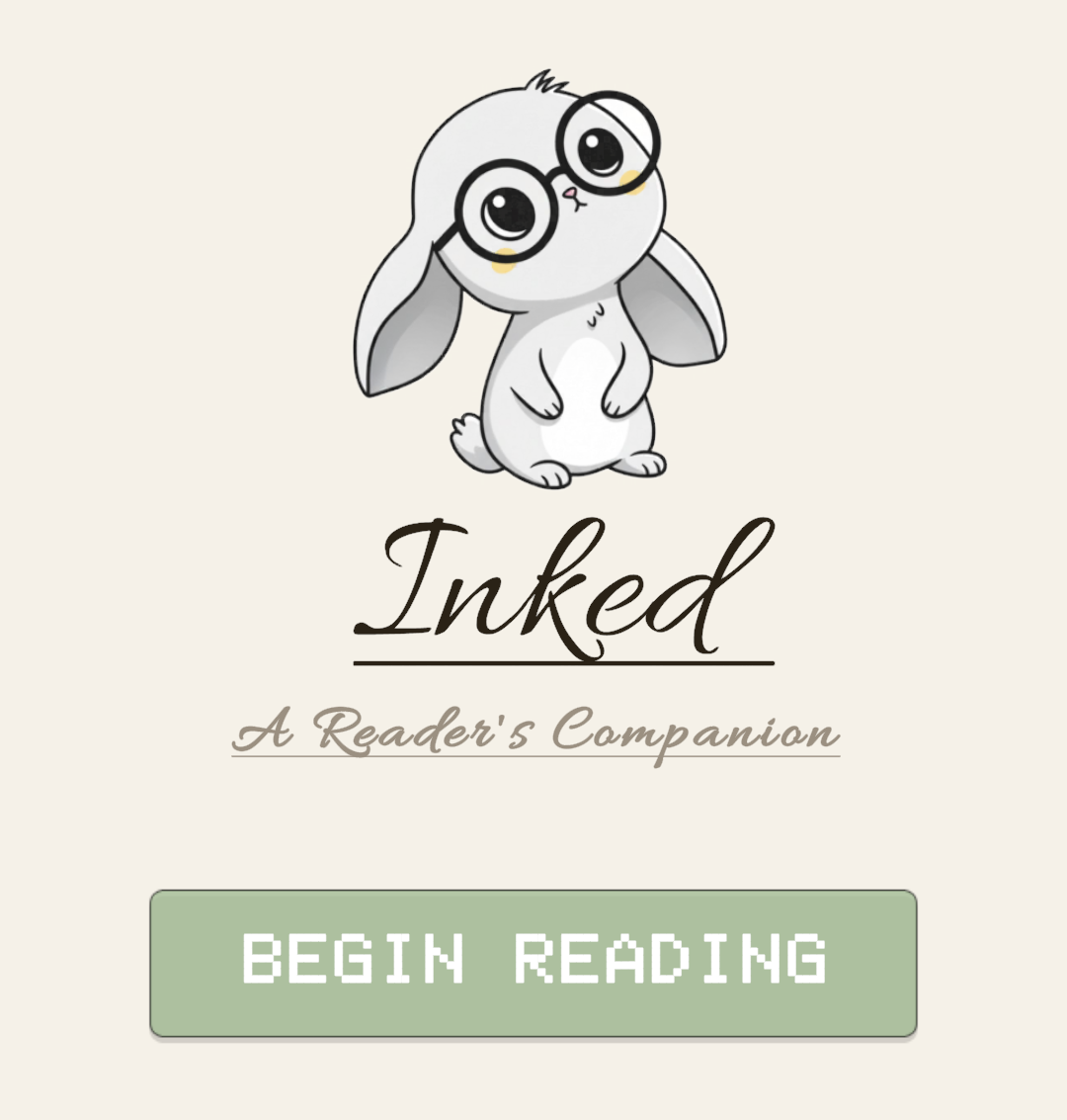 Inked — Reader’s Companion - Product Hunt launch logo and brand identity