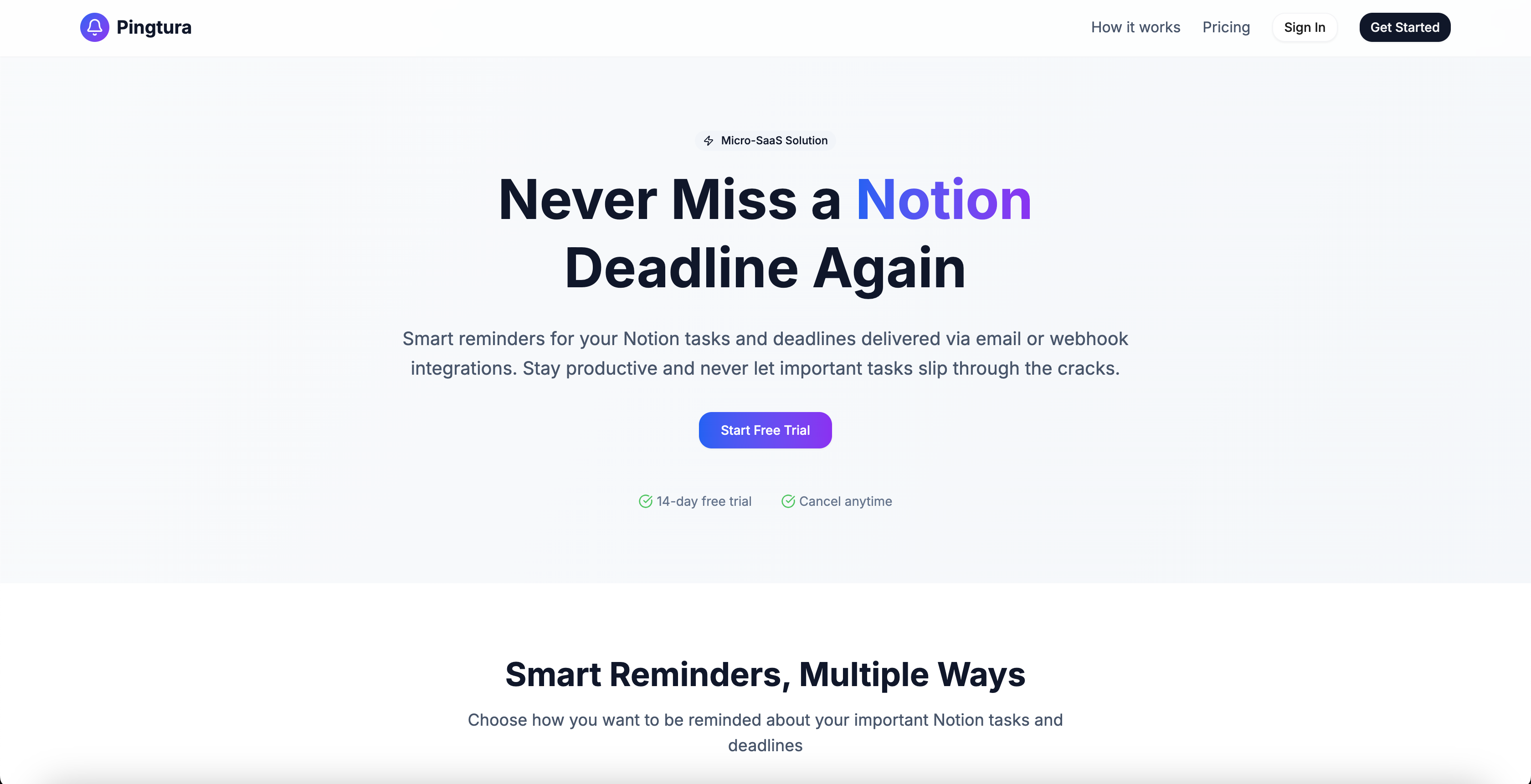Pingtura - Main product screenshot demonstrating key features and user interface