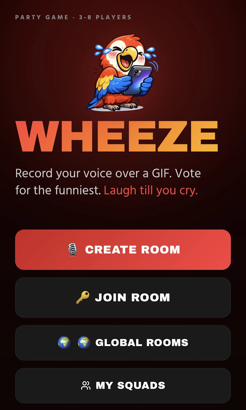 Wheeze — Record your voice, vote, laugh screenshot 1