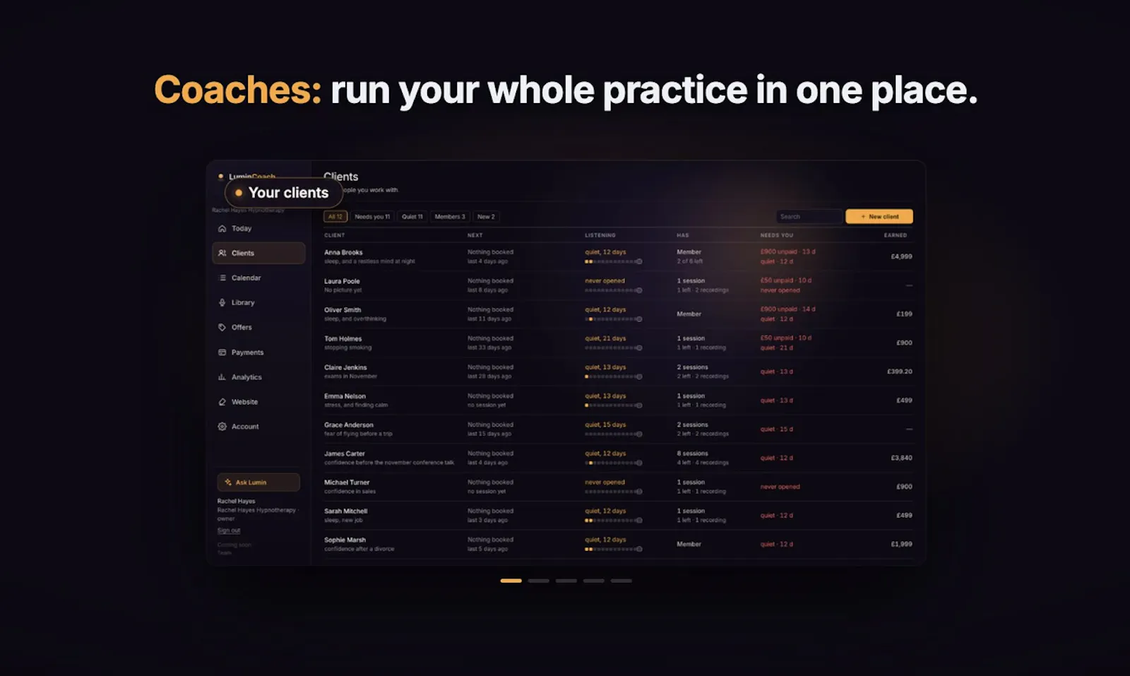 LuminCoach screenshot 3