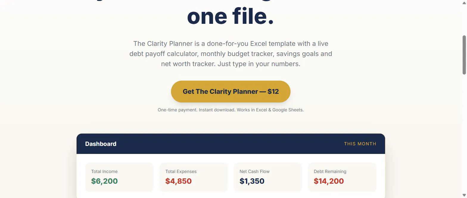 The Clarity Planner  gallery image