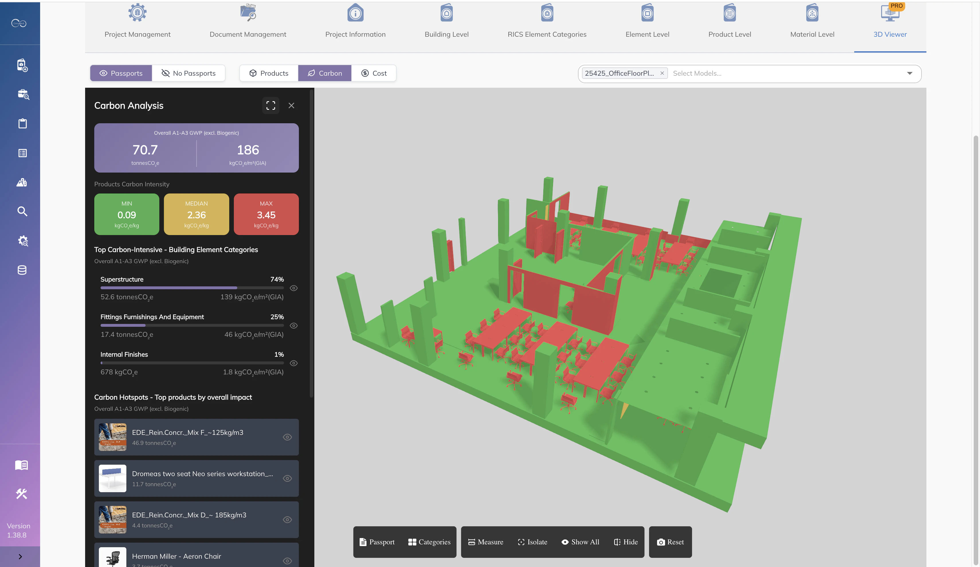 Carbon Analysis screenshot 1