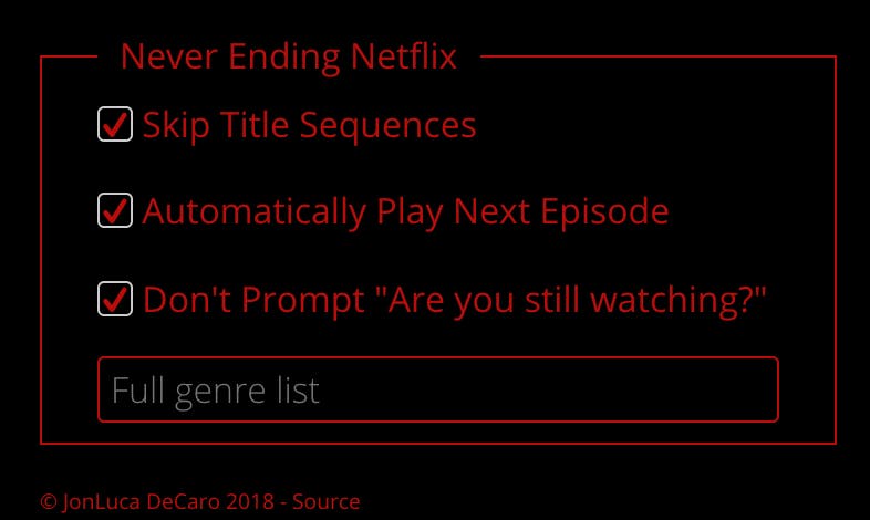 Never Ending Netflix media 1
