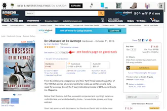 Amazon book to goodreads gallery image