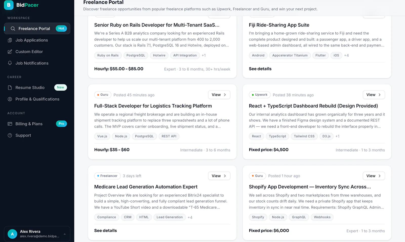 BidPacer 2.0 screenshot 2