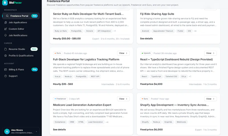 BidPacer 2.0 screenshot 2