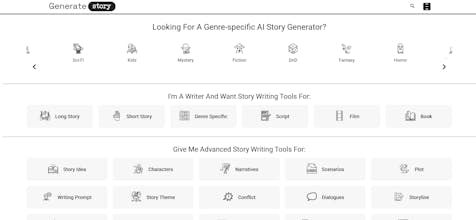 Generatestory.io gallery image