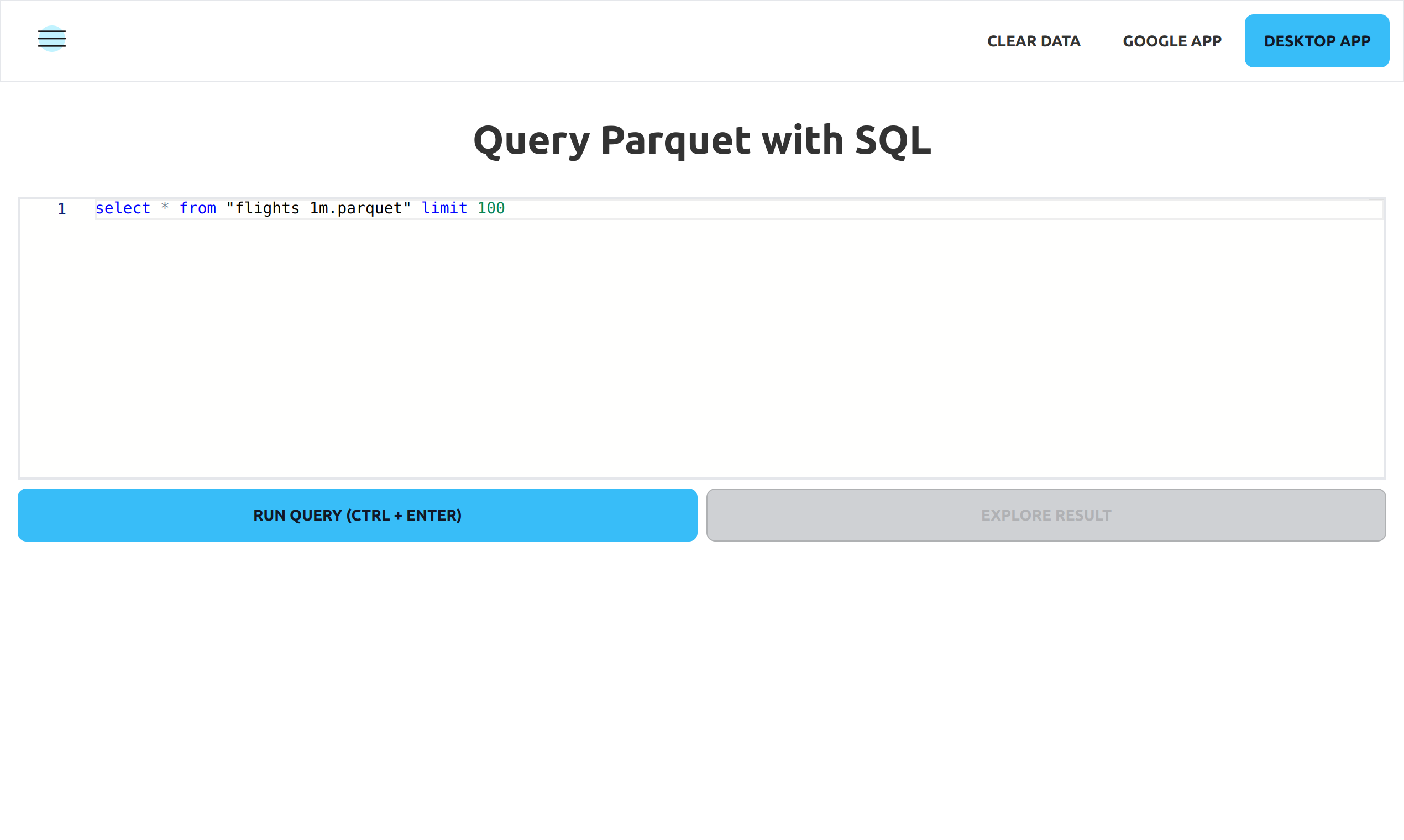 Parquet Tools - Work with Parquet files from your browser media 1