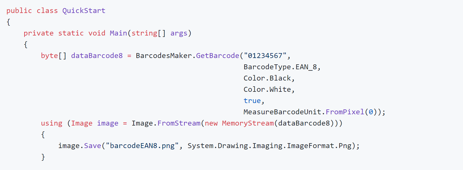 Gehtsoft.Barcodes Library gallery image